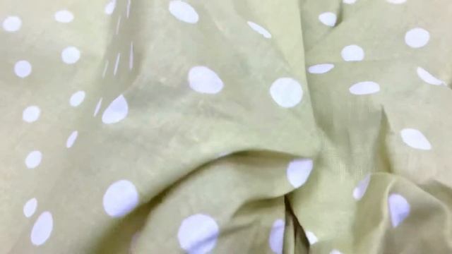 Перкаль «Средний горох на светло-оливковом», ш. 2,2м смотреть онлайн