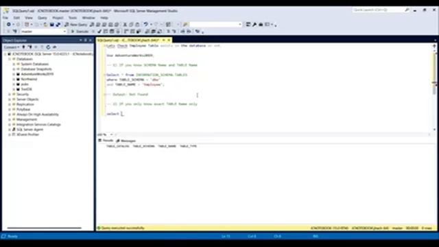 SQL Check if a Table Exists or Not | #TechWithJC смотреть онлайн