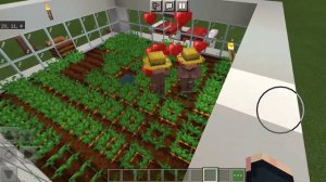 Построил ферму жителей в Майнкрафт Бедрок, Майнкрафт ПЕ1.17#2