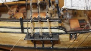 Изготовление модели парусника: Двухмачтовая марсельная шхуна. Часть 35.