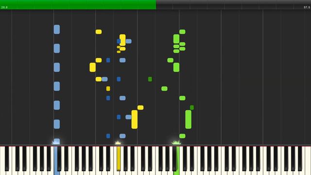 UNDERTALE | Bonetrousle [PC] Synthesia смотреть онлайн