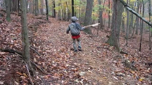 Deer Hunting with an Atlatl... 7 Year Old PA Hunter Scores смотреть онлайн