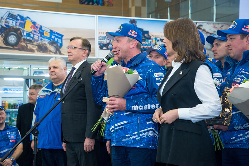 Встреча команды «КАМАЗ-мастер» с ралли «Дакар-2020» смотреть онлайн