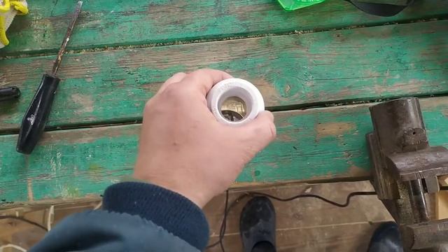 Кран для слива воды из ПНД трубы в колодец на зиму смотреть онлайн