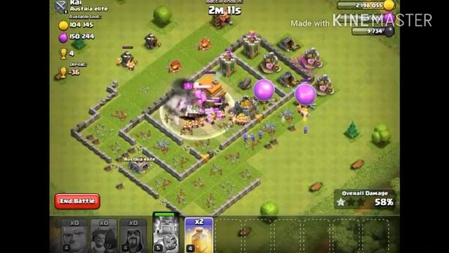 Clash of clans BEST BATTLE RAM STRATEGY смотреть онлайн
