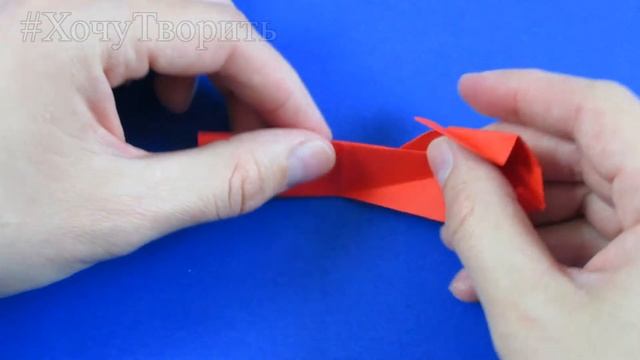 Как сделать рыбку из бумаги - оригами рыбка смотреть онлайн