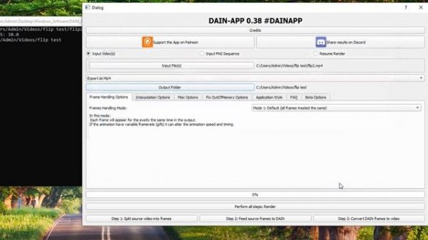 DainApp | Free Video Frame Interpolation using AI