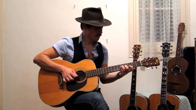 Fuji F310, Made in Japan by Matsumoto early 1970's - Acoustic Guitar Demo смотреть онлайн