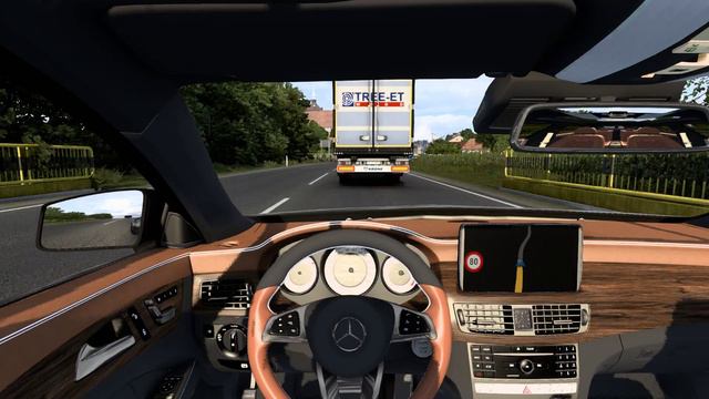 POV Driving MERCEDES-BENZ CLS-CLASS (C218) - Euro Truck Simulator 2 1.45 смотреть онлайн