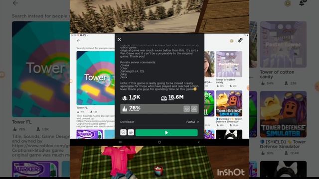 прастите за долгое отстутствие паказываю как сделать випку в Tower FL /НАСТЯ_РОБЛОКС? смотреть онлайн
