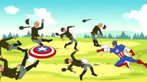 Капитан Россия и Капитан Америка