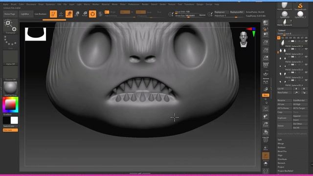 Sculpting My Imagination: Breathing Life into a 3D Character with ZBrush #1 смотреть онлайн