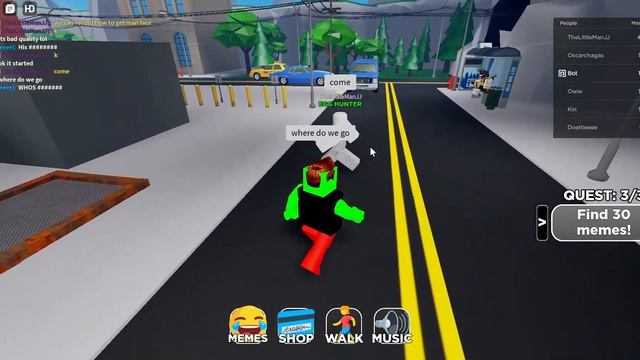 Finding man face in Find The Memes! |Roblox смотреть онлайн