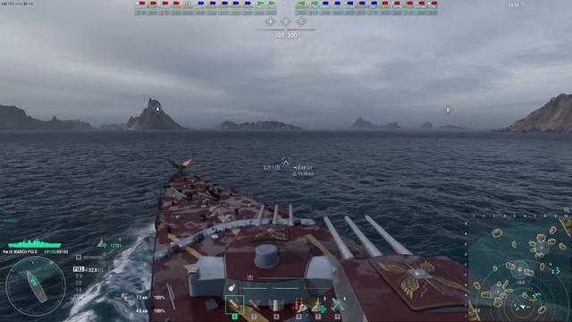 ⚓ МАРКО ПОЛО ● ЛИНКОР ИТАЛИИ  ⚓ WORLD OF WARSHIPS! #worldofwarships #wows #МИРКОРАБЛЕЙ