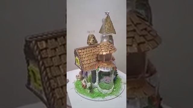 Светильник "Домик". Ручная работа Друговой Людмилы Владимировны смотреть онлайн