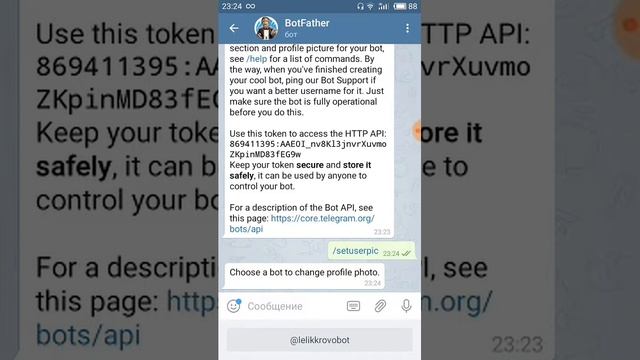 КАК СОЗДАТЬ БОТА В ТЕЛЕГРАММ смотреть онлайн