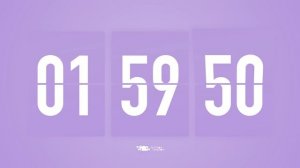 4 Hours Countdown Flip Clock Timer / Simple Beeps ? ?