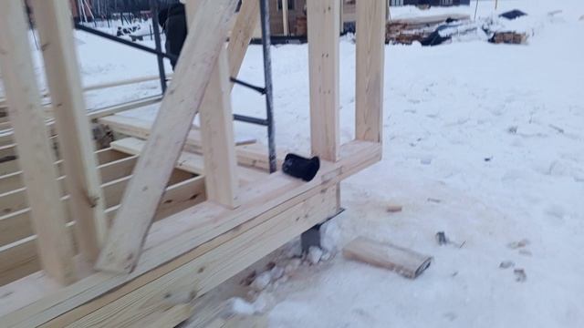 Как построить каркасный дом зимой (своими руками) 2-й выпуск дом в стиле барнхаус, устройство половы смотреть онлайн