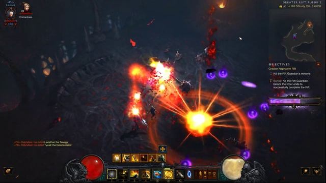 Diablo 3 Season 24 GR 130 Innas Mantra Mystic Ally Fire смотреть онлайн