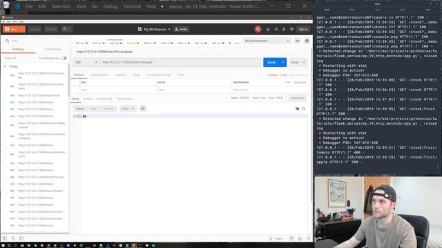 Flask HTTP methods - Python on the web - Learning Flask Series Pt. 19 смотреть онлайн