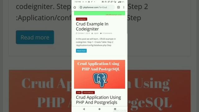 Php postgresql crud example. смотреть онлайн