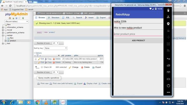 Insert Records From Android App To Mysql Database Demo смотреть онлайн