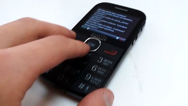 Alcatel 2004C Сброс до заводских настроек (Hard Reset) смотреть онлайн