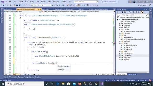 Authentication & Authorization Asp.Net Core Part -2(Create Jwt Token for Authentication) смотреть онлайн