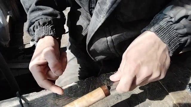 классный нож из мехпилы р6м5