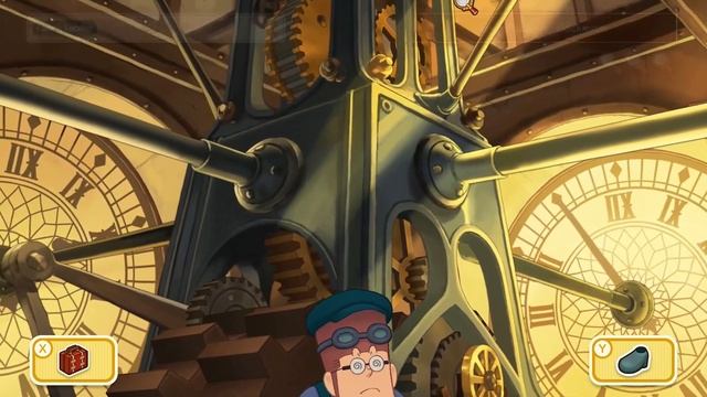 Layton's Mystery Journey: Katrielle and the Millionaires' Conspiracy - 3 - The Clockroom смотреть онлайн