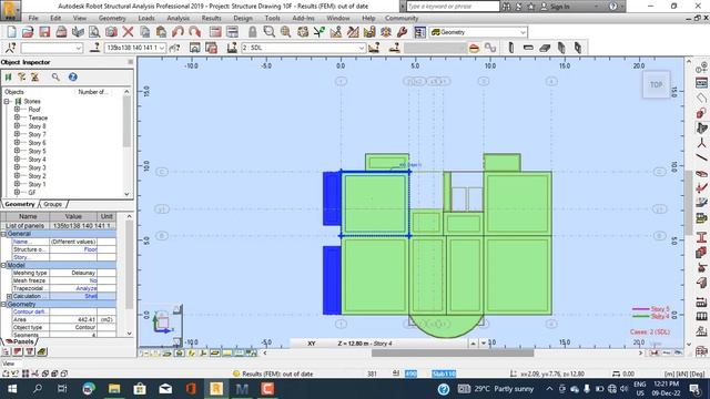 Building Design by Autodesk Robot Structural Analysis Professional 2018(Part 08) смотреть онлайн