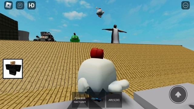 Chicken gun в роблокс! смотреть онлайн