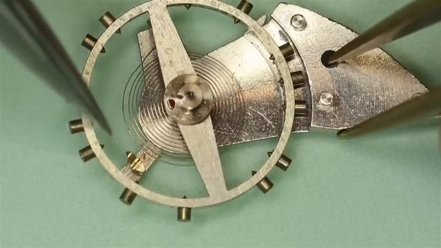 How To Align The Hairspring to set the watch in beat. Watch repair techniques смотреть онлайн