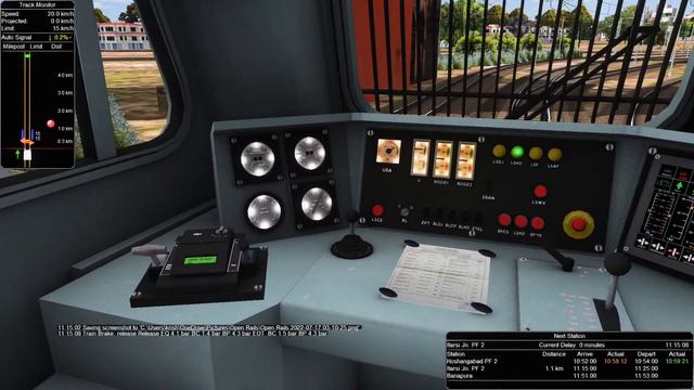 11058 AMRITSAR-CSMT EXPRESS. AFTER BUDHNI, TRYING FOR MPS.MSTS/OR смотреть онлайн