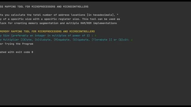 Python Project | Memory Address Mapping for μP in Hexadecimal [Free Code] смотреть онлайн