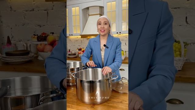 Кастрюля / нержавеющий сталь 18/10 холодец/ костный бульон рецепті комментариде?#кухня #повар смотреть онлайн