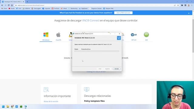 CÓMO INSTALAR VNC VIEWER REMOTE DESKTOP ? CONECTAR CON OTROS PC POR ESCRITORIO REMOTO смотреть онлайн