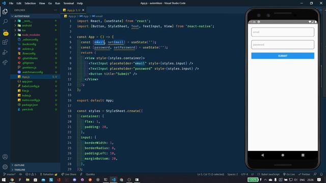 Firebase Authentication + React Native смотреть онлайн