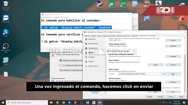 Como configurar contador de etiquetas en impresora Zebra ZT411 смотреть онлайн