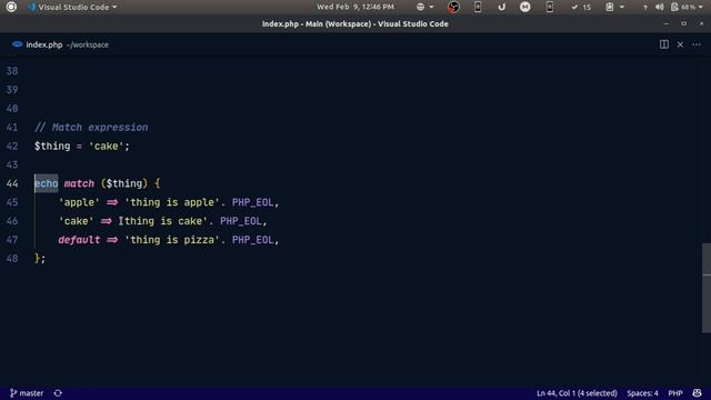 Match expressions vs. Switch statements in PHP 8 смотреть онлайн