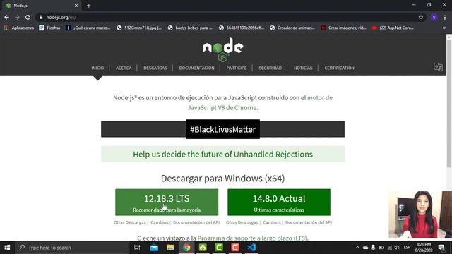 6. Ingeniería de Software II | Instalación de Visual Studio Code y Node Js смотреть онлайн