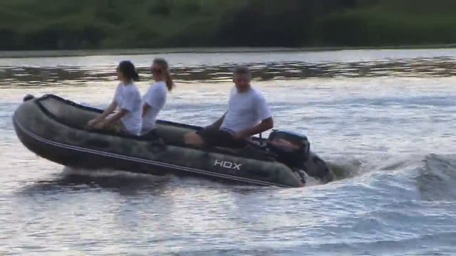HDX - тест надувных ПВХ лодок и лодочных моторов смотреть онлайн