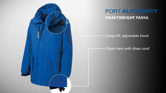 Зимняя парка Port Authority Men's Heavyweight Parka Royal Blue заказать на www aquamir kiev ua смотреть онлайн