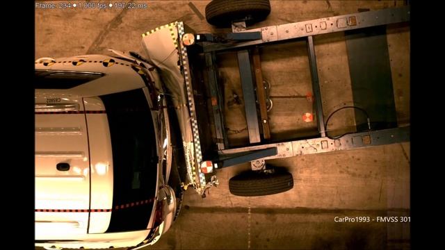 2002-2010 Volkswagen Touareg FMVSS 301 Rear Crash Test (50 Mph) смотреть онлайн