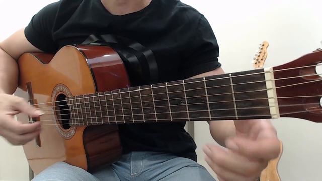 Study like this to play well. How to join scale and chord. guitar lesson смотреть онлайн