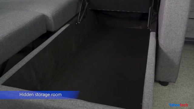 Yaheetech Reversible Sectional Sofa Bed w/ Chaise & Storage #sofabed смотреть онлайн