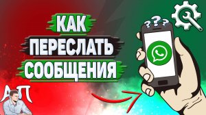 Как переслать сообщения в Ватсапе?