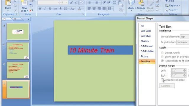PowerPoint 2007 Tutorial 4: Formatting смотреть онлайн
