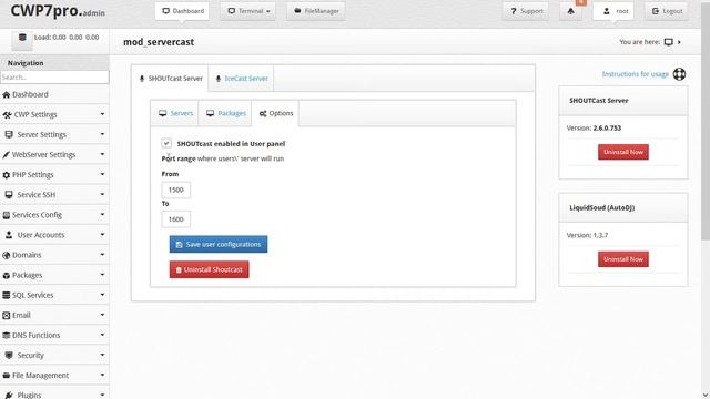 CWP - Admin Panel: ShoutCast & Icecast Manager with AutoDJ смотреть онлайн