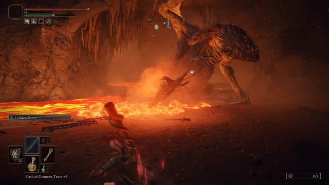 Elden Ring - Dragon Fight Volcano Manor - VERY SCARY DRAGON! смотреть онлайн